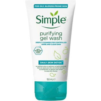 ژل شستشوی پوست چرب سیمپل مدل purifying